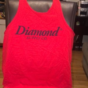 Diamon supply co size XL red tank top